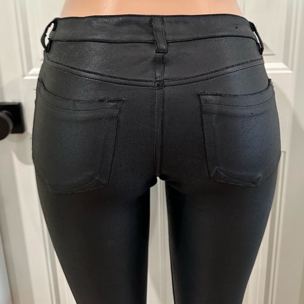 Nanette Lepore Black Faux Leather Jegging Pants